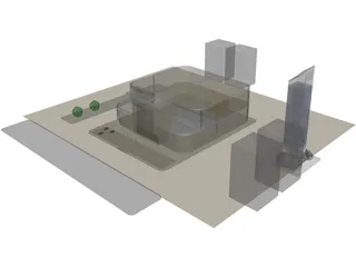 Shopping Mall 3D Model