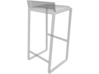 Bar Stool Joe 3D Model