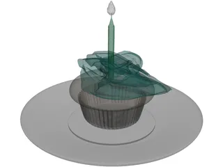 Cub Cake 3D Model