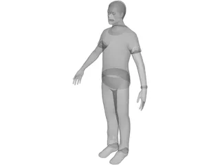 Generic Male 3D Model