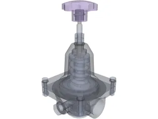 Pressure Reducing Valve 3D Model