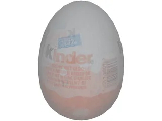 Kinder Surprise 3D Model