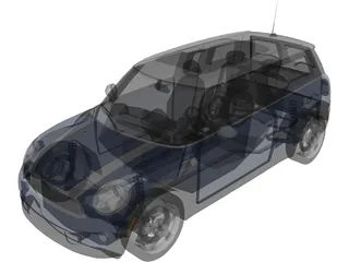 Mini Clubman (2008) 3D Model