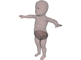 Baby 3D Model