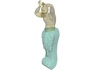 Atlas Statue 3D Model