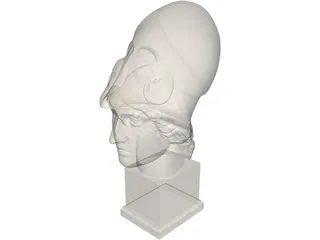 Athena Head 3D Model