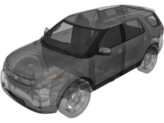 Ford Explorer (2011) 3D Model