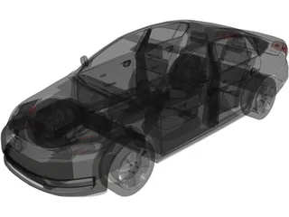 Volkswagen Passat (2011) 3D Model