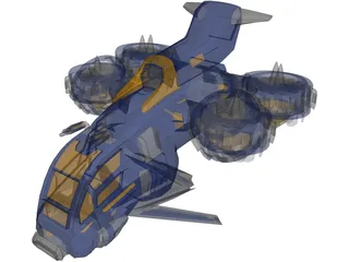 Airship 3D Model