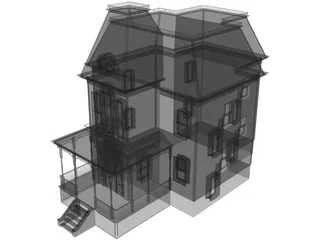 Psycho House 3D Model