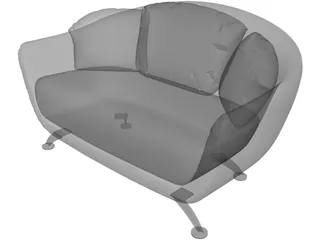 Sofa Alabama 3D Model