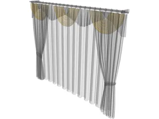 Curtain 3D Model