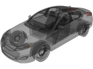 Kia Optima SX GDI 3D Model