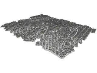 Paris City (France) 3D Model