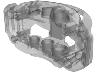 Brake Caliper AP Racing CP6766-1cd 3D Model