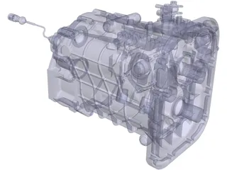 Gearbox Sadev BV SC90-20-SA 3D Model