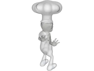 Angry Chef 3D Model