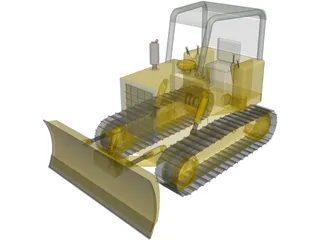 Bulldozer 3D Model