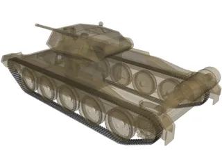 Crusader Tank 3D Model