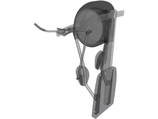 Crosstrainer Elliptical Machine 3D Model