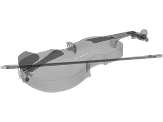 Violin 3D Model