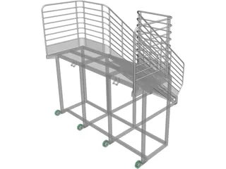 Aluminium Platform 3D Model