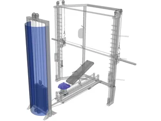 Smith Machine 3D Model