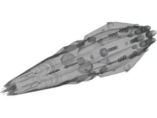 Striking Arm Heavy Cruiser 3D Model