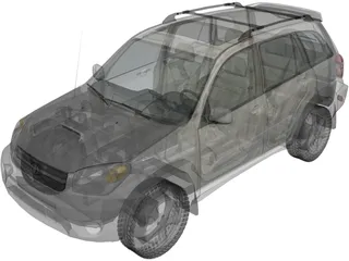 Toyota RAV4 5-door (2004) 3D Model