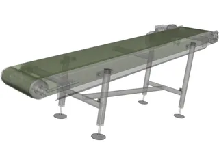 Conveyor Belt 3D Model