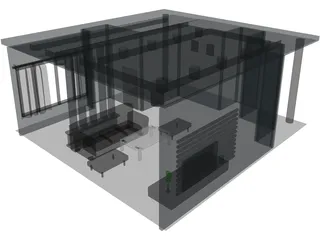 Living Room 3D Model