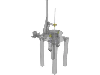 Auto Welding Table 3D Model