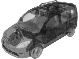 Mercedes-Benz Citan 109CDI 3D Model