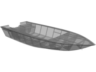 Racing Boat 3D Model