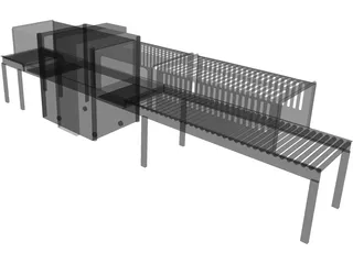 Airport Xray Scanner 3D Model