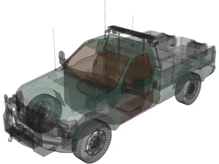 Ford F-150 US Forest Service 3D Model