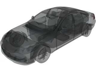 Mercedes-Benz C-Class (2007) 3D Model