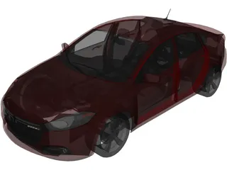 Dodge Dart GT (2013) 3D Model