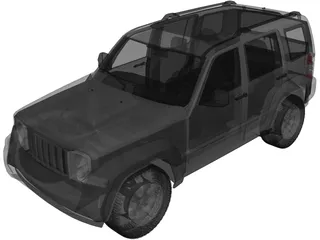 Jeep Cherokee (2008) 3D Model