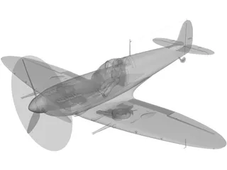 Supermarine Spitfire 3D Model