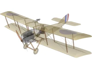 Martinsyde G.100 Elephant 3D Model