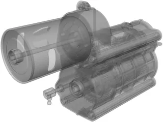 Tamiya Gear Box 3D Model