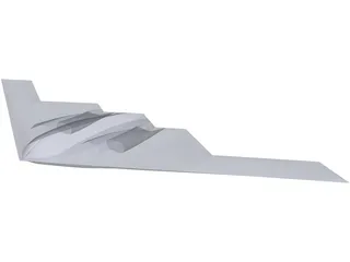 B-2 Spirit Bomber 3D Model