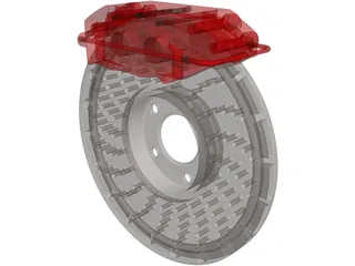 Brembo Disk Brake 3D Model