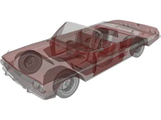 Chevrolet Impala SS Convertible (1961) 3D Model