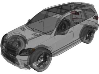 Mercedes-Benz GL 63 AMG (2012) 3D Model