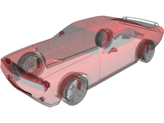 Dodge Challenger 3D Model