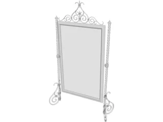 Medieval Mirror 3D Model