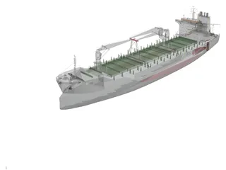 Rosaria Cement Ship 3D Model