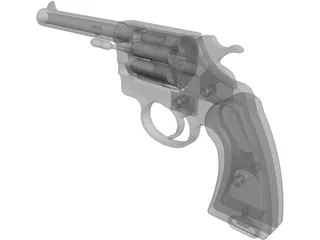 Colt .45 1917 3D Model